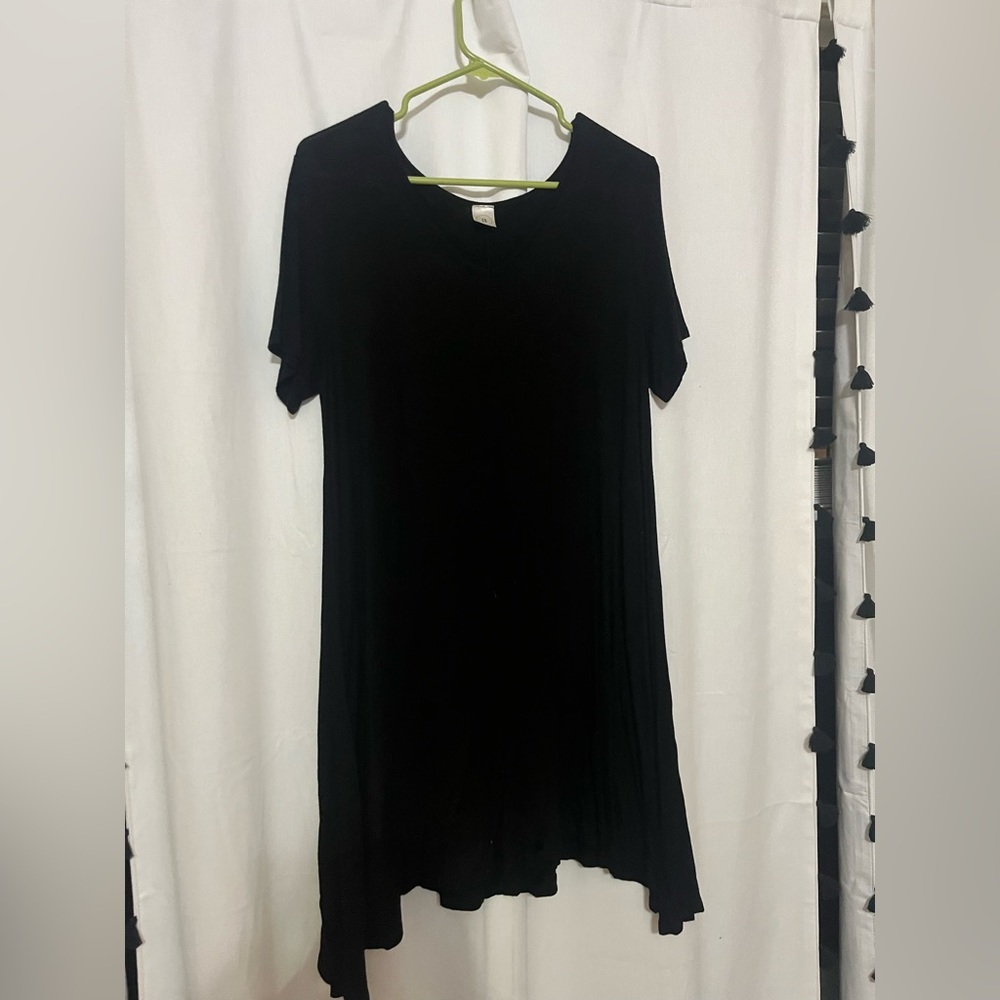 Black tee shirt dress